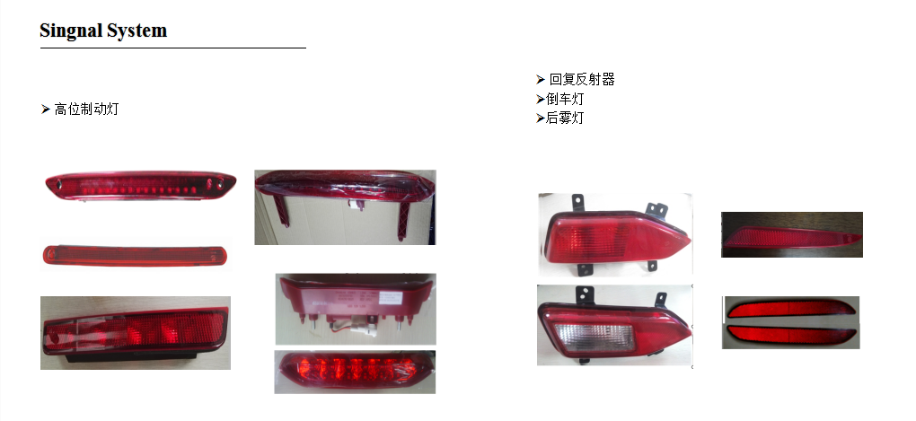 信号灯具系统